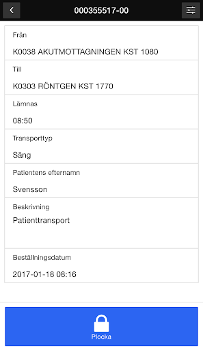 Pocketlord Transport Screen 2