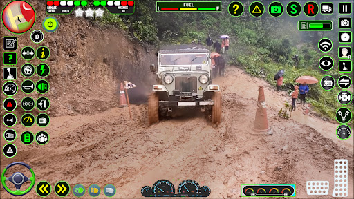 Offroad Jeep Driving Sim 3D Screen 3