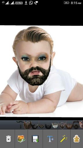 Android application Funny Face Photo Editor screenshort