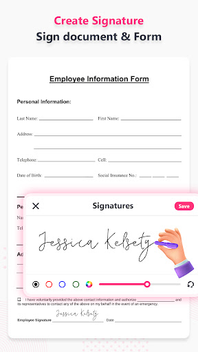 Fill & Sign PDF Document Screen 3