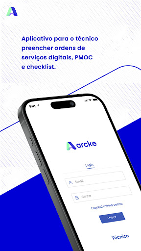 Android application Arcke: App do Técnico screenshort