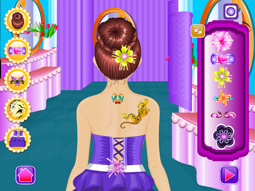 Hair style salon girls games
