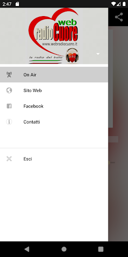 Web radioCuore Screen 2