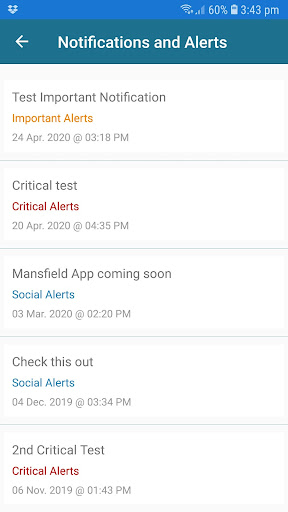 MDH Staff App Screen 3