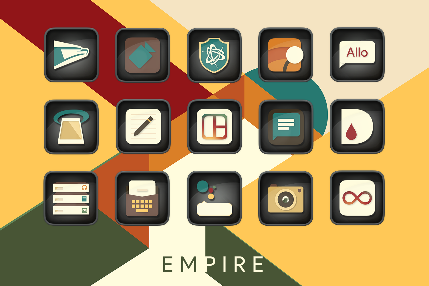 Android application Empire Icon Pack screenshort