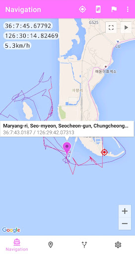 GPS Plotter Screen 2