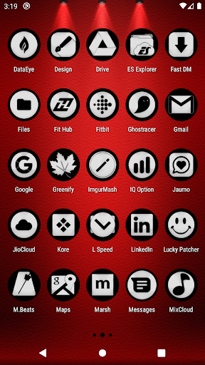 Oreo White Icon Pack Screen 3