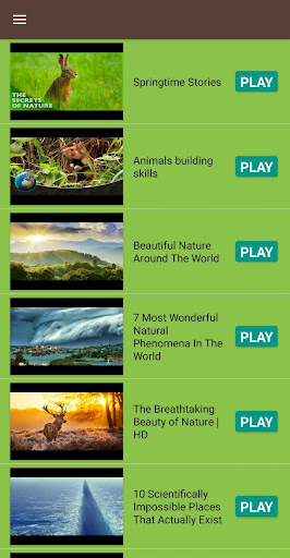 Nature Documentary Screen 3