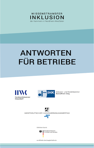 Android application Inklusion und Beschäftigung screenshort