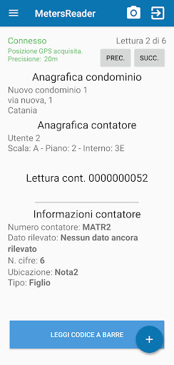 Android application MetersReader screenshort