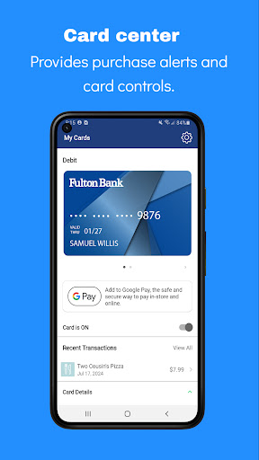Screenshot of Fulton Bank Mobile
