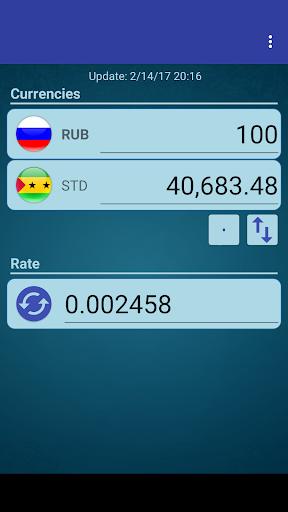 Android application RUS Ruble x Sao Tomean Dobra screenshort