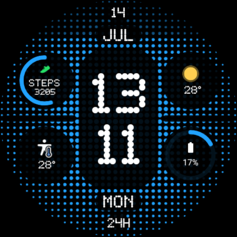 Night 110 - watch face screenshot 23