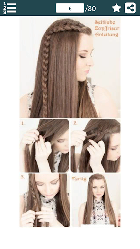 Android application Braid Hairstyles Step by Step screenshort