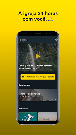 Android application IECP NOVO TEMPO screenshort