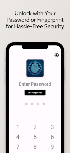 Encrypted Password Saver Screen 2