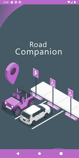 Android application Road Companion screenshort