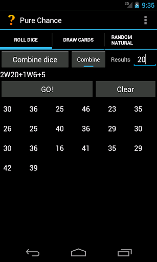 Pure Chance Screen 2