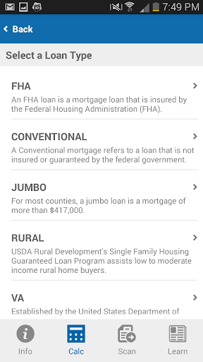 Axia App Screen 2