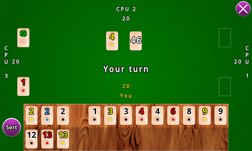 Android application Okey Multiplayer screenshort