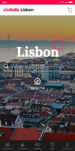 Android application Lisbon Guide by Civitatis screenshort