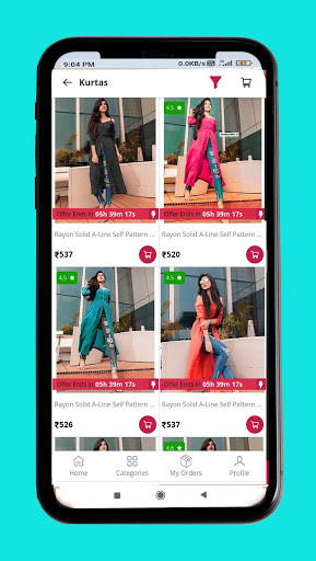 Kurtis Online Shopping Screen 2