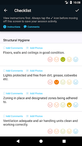 Dobiquity: Checklist App Screen 2