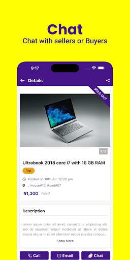 Bayasela Nigeria: Buy & Sell Screen 3