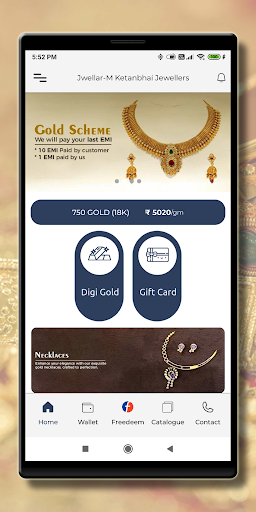Android application Jwellar-M Ketanbhai Jewellers screenshort