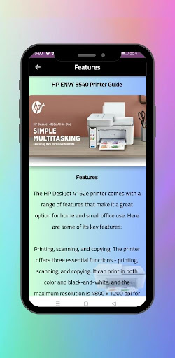 HP DeskJet 4152e Printer Guide Screen 3
