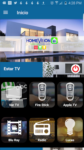 Android application HomeVision screenshort