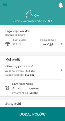 Android application Fiske Zawody Wędkarskie screenshort