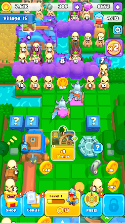 Game screenshot Brave Merge - Battle & Defense apk download