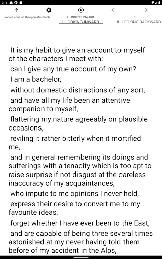 Book Impressions of Theophras