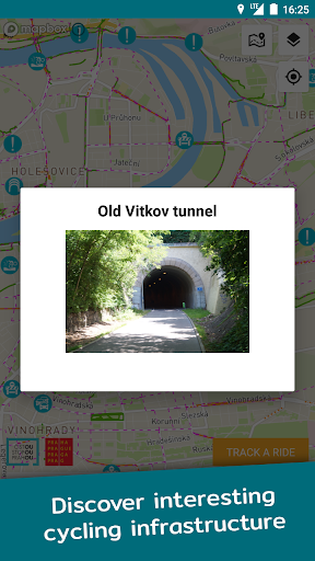 Screenshot of Prague on Bike