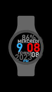 Huge French Watch Face