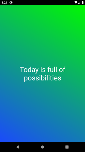 Android application iMPositive screenshort