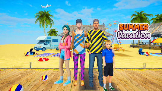 Family Summer Vacation Sim