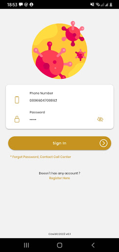 Android application JAWARA-KU screenshort