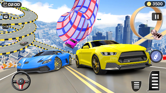 Mega Ramp Car Stunt Race Game