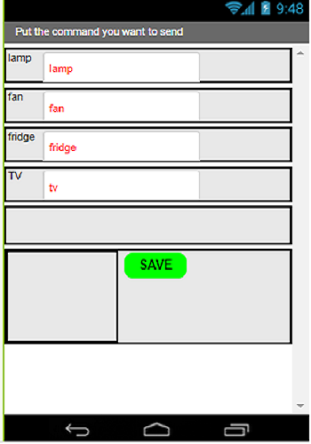 Smart House via bluetooth and Screen 3
