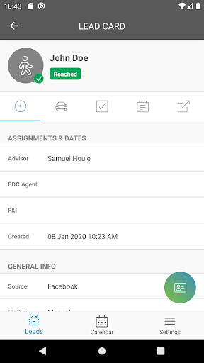Activix CRM Screen 3