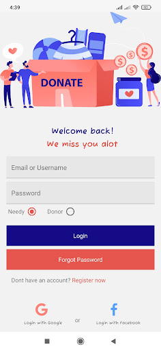 No Poverty - Sharing App Screen 3
