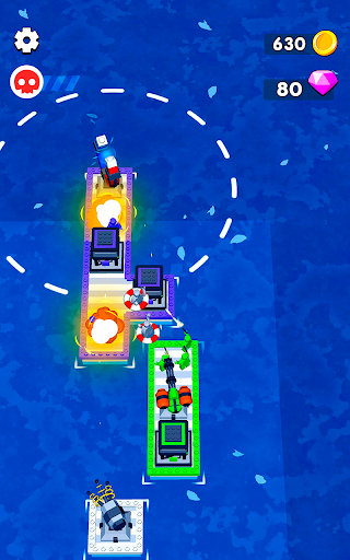 War of Rafts: 3D Screen 2
