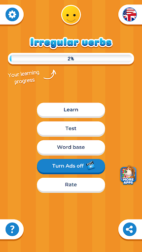 English Irregular Verbs Screenshot 1 - AppWisp.com