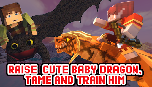 Android application Dragon Mod for Minecraft PE screenshort