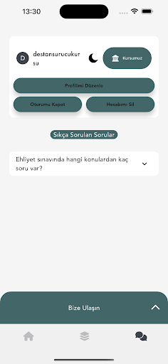 Destan Sürücü Kursu ekran görüntüsü