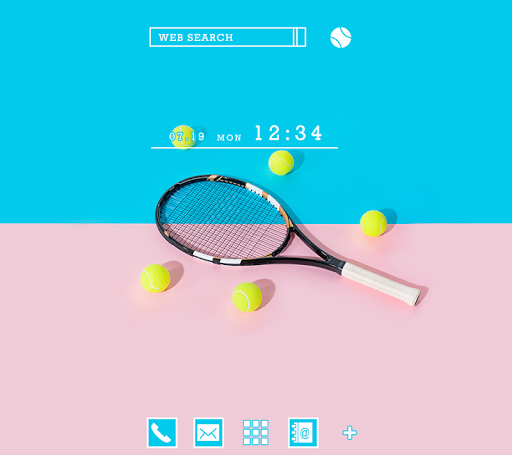 Android application I Love Tennis Theme screenshort