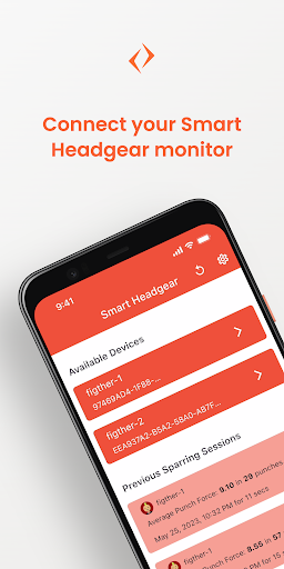 Android application Smart Headgear screenshort