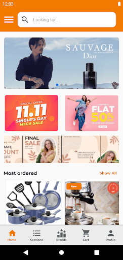 OnlineShop Screen 3